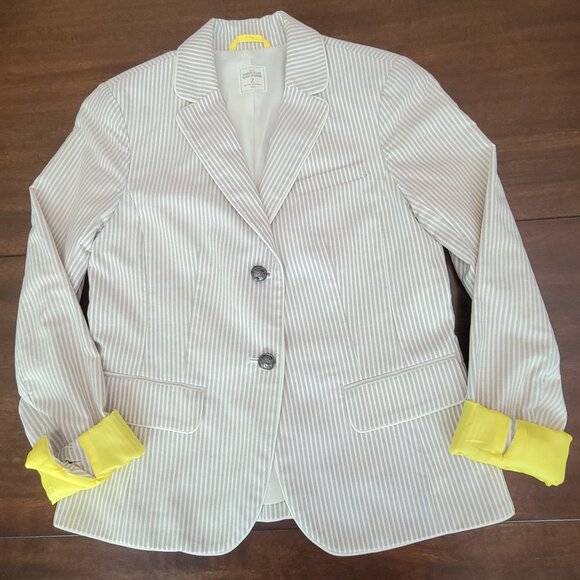 GAP Academy Blazer Striped Women's Size 2 Jacket - Picture 1 of 8